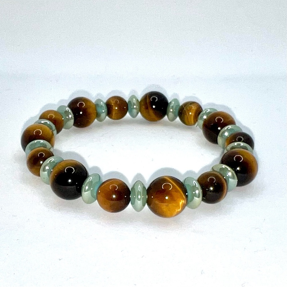 Tigers eye stretch bead bracelet